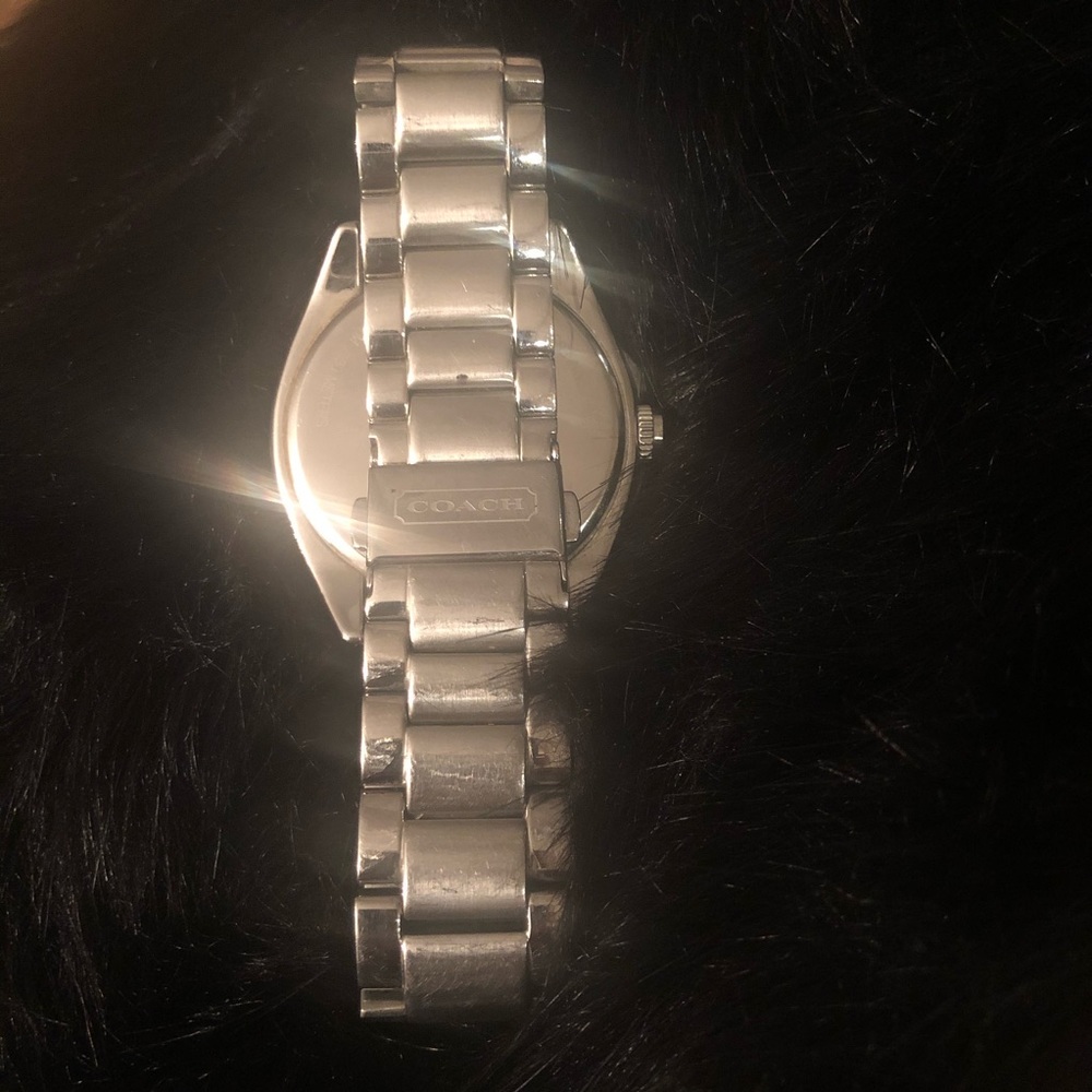 Authentic Coach Silver Watch - Picture 3 of 4